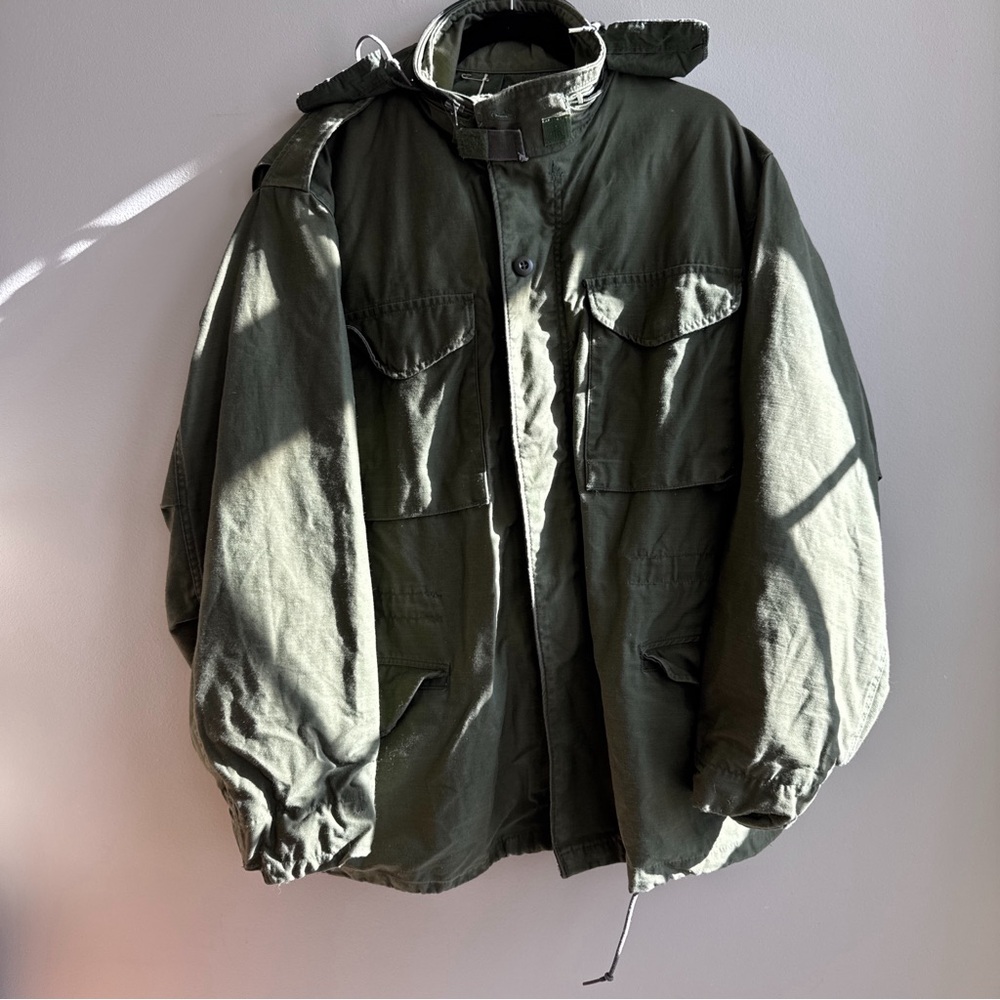 authentic green military jacket